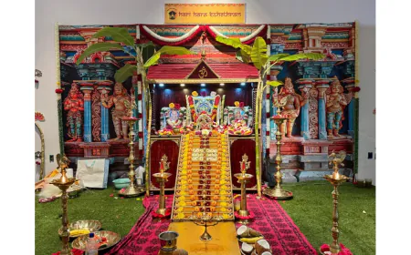 Harihara Kshetram Hosts Sacred Maha Padi Puja, Inspiring Devotion Across Austin