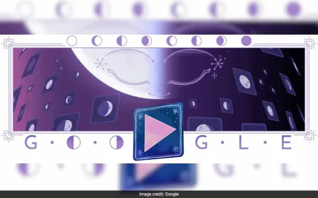 Google Doodle Marks December's Final Half Moon With Fun Interactive Game