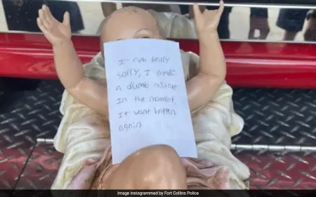 Thief In US Returns Stolen Baby Jesus Statue With Apology Note