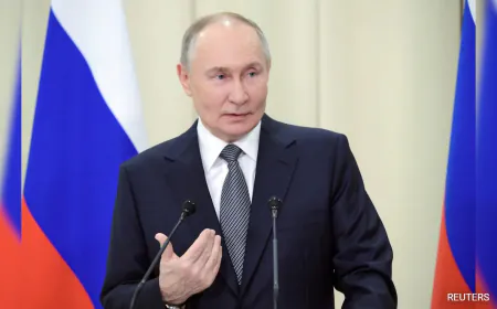 Vladimir Putin Says Slovakia Could Host Peace Talks With Ukraine