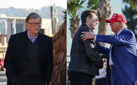 In Apparent Message To Musk, Trump Says Bill Gates Asked To Meet Him