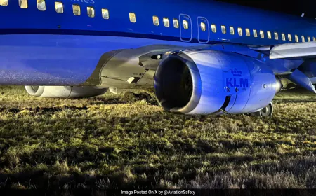 Video: Dutch Plane Skids Off Runway After Emergency Landing In Norway