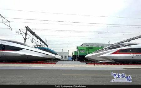 China Unveils World's Fastest High-Speed Train Prototype
