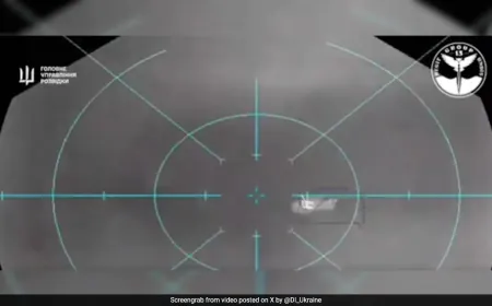 "I'm Hit, Going Down": Ukraine Drone Destroys Russian Chopper For First Time