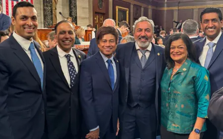 Six Indian-Americans Sworn-In As Members Of US House Of Representatives
