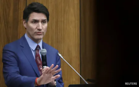 "Not A Chance": Trudeau's Sharp Retort To Trump's Idea Of Merging Canada, US
