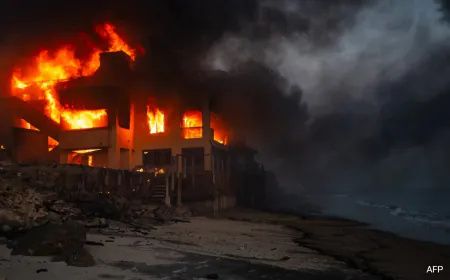 "Immediate Threat To Life": Hollywood Evacuation Order As New Fire Erupts