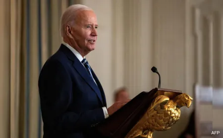 Biden Says Los Angeles Fires Most "Devastating" In California's History