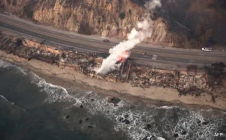 Malibu Ocean-Front Hollywood Stars' Homes Wrecked In LA Wildfires
