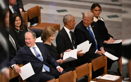 "Find A Quiet Place": Lip Readers Decipher Trump, Obama's Conversation