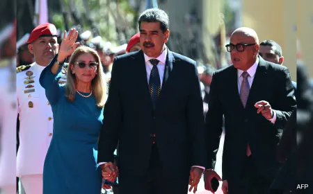 US Sanctions 8 Senior Venezuelan Officials As Maduro Sworn In To 3rd Term
