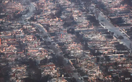 Los Angeles Like "Battle Scene" After Wildfires, Says Joe Biden