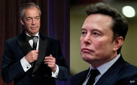 "Still Friends": Nigel Farage On His Equation With Elon Musk After Criticism