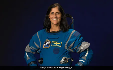 Sunita Williams To Go On Her First Spacewalk In 12 Years
