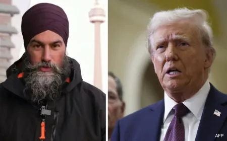 "Have Message For Trump": Ex-Trudeau Ally Jagmeet Singh's Big Warning