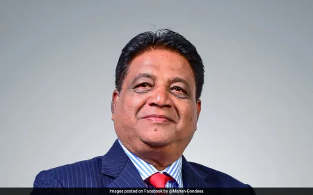 Maldives Minister Mahendra Gondeea Offers Prayers At Ayodhya's Ram Mandir