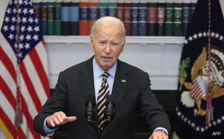 China Won't "Surpass" US, Says Biden In Farewell Speech