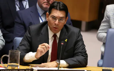 At UN, Israel Accuses Hezbollah Of Trying To Rebuild With Iran's Help