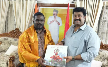 Sri Lanka’s Deputy Minister Sundaralingam Pradeep Invites Papua New Guinea Trade Commissioner Vishnu Prabhu to Invest