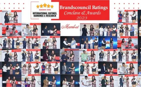 BRANDSCOUNCIL RATINGS CONCLAVE & AWARDS 2023 HELD SUCCESFULLY IN MUMBAI, INDIA