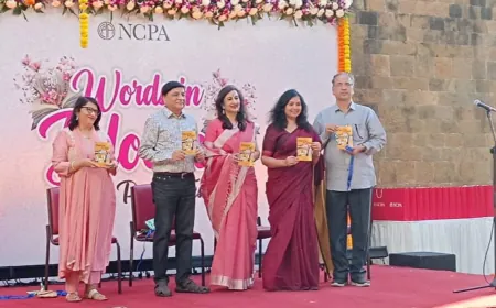Neelam Saxena Chandra’s Poetry Collection Rhyming with Life Unveiled at NCPA, Mumbai