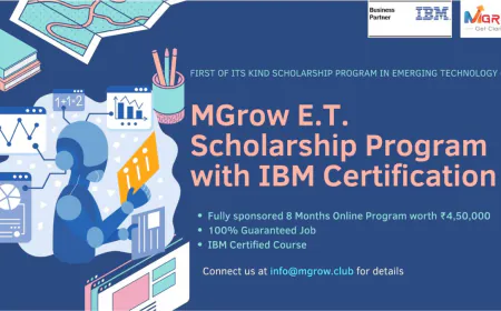 MGrow, Kalp Studio and IBM Launch Scholarship to Boost Youth Employability