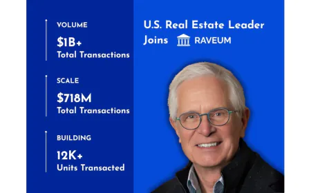 Glenn Hanson Joins Raveum Board, Empowering Indian Investors to Co-Own U.S. Real Estate