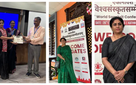 Sarvajanik University Represents India at Prestigious 19th World Sanskrit Conference in Nepal
