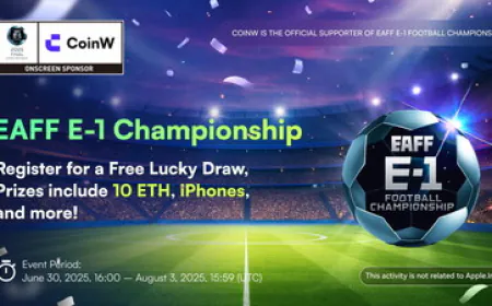 CoinW Kicks Off EAFF E-1 Championship Campaign with 500,000 USDT to Engage Crypto and Football Enthusiasts