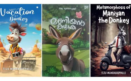 ‘Maniyan the Donkey’ – A character created by Tiju Mundakappalli