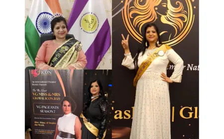 Dr. B. Sujatha Shines as VG Mrs. India Empress 2025 – A Queen of Balance & Inspiration