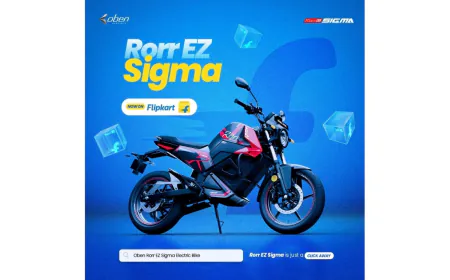 Oben Electric’s Rorr EZ Sigma Now Available on Flipkart