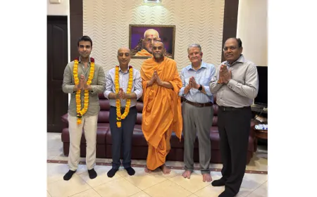 HNG’s New Leadership Begins Tenure with Spiritual Homecoming in Gujarat