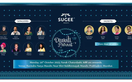 Sugee Group to host the biggest ‘Diwali Pahaat’ musical celebrations on October 20, 2025