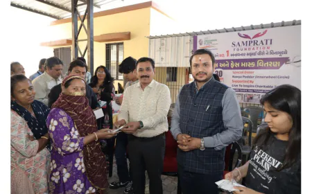 Samprati Foundation Honors Surat’s Safai Veers with Protective Gear Drive Led by Chairman Nirav Shah