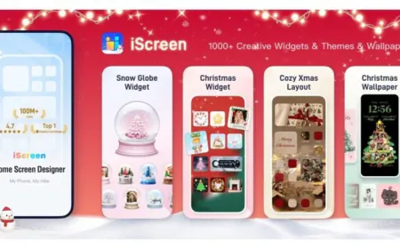 iScreen Widget Adds Customizable Snow Globe Widget in Christmas-Themed Update for iOS 26 and Android