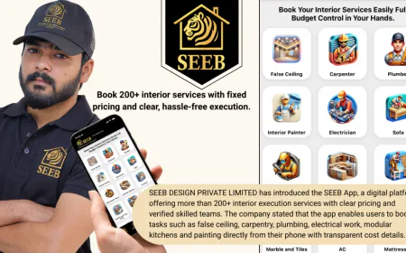 Pune-based startup SEEB launches app to book 200+ interior execution services online from home