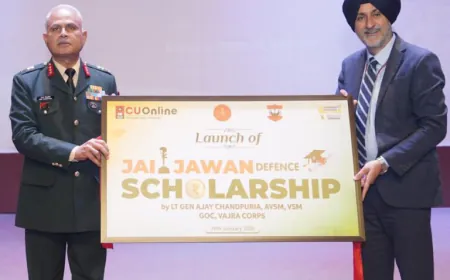 Chandigarh University Launches ‘CU Online Jai Jawan Scholarship’ for Family Members of Defense Personnel