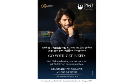 PMJ Jewels Successfully Completed Its “Go Vote, Get Inked” Offer to Celebrate Democracy in Tamil Nadu Elections