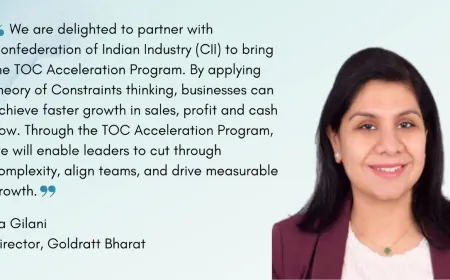 Goldratt Bharat and CII Announce Certified TOC Business Acceleration Program Starting May 20