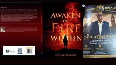 Capt. Aftab Shams Announces Global Release of Inspirational Book *Awaken the Fire Within*