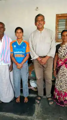 Ranga Rao Memorial School for Differently Abled Alumna Deepika T C gets a Grand Welcome in her Hometown
