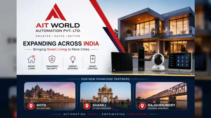 AIT World Automation Strengthens Its National Presence with New Franchise Launches in Kota, Shamli, and Rajahmundry
