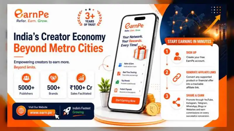 EarnPe Crosses 5,000 Publishers and 500+ Brand Partnerships, Strengthening India’s Affiliate Marketing Ecosystem