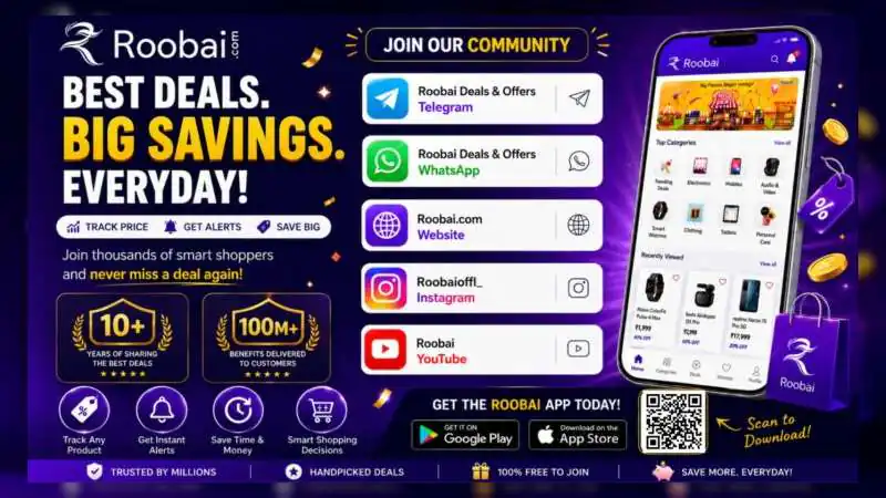 Roobai Launches Smart Amazon & Flipkart Price Tracker to Help Indian Shoppers Save More with Instant Price Drop Alerts