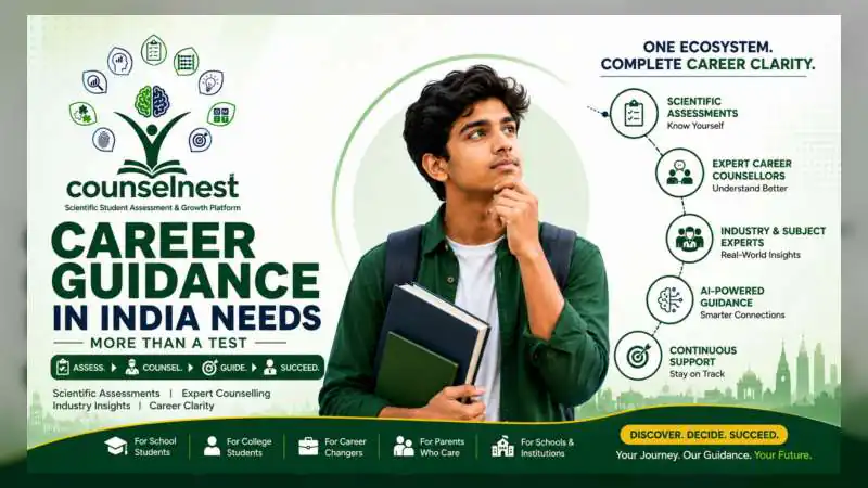 Career Guidance in India: How CounselNest Is Transforming Career Guidance Beyond Tests and Generic Counselling