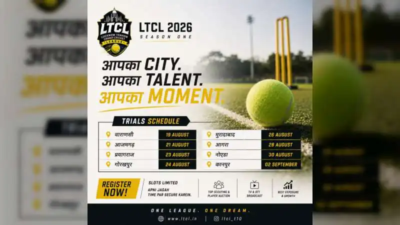 Lucknow Tennis Cricket League 2026 to Create a Professional Platform for Uttar Pradesh Players